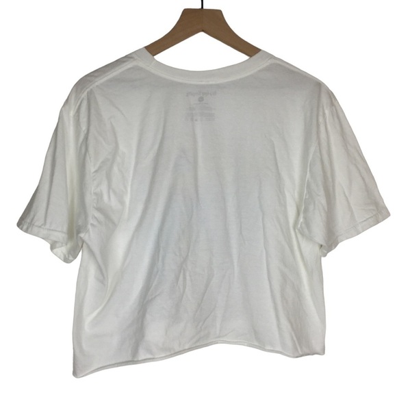 HIP HOP ROYALTY Crop Graphic Tee T Shirt T BOZ Oversized Fit Short Sleeve Large - Picture 4 of 11